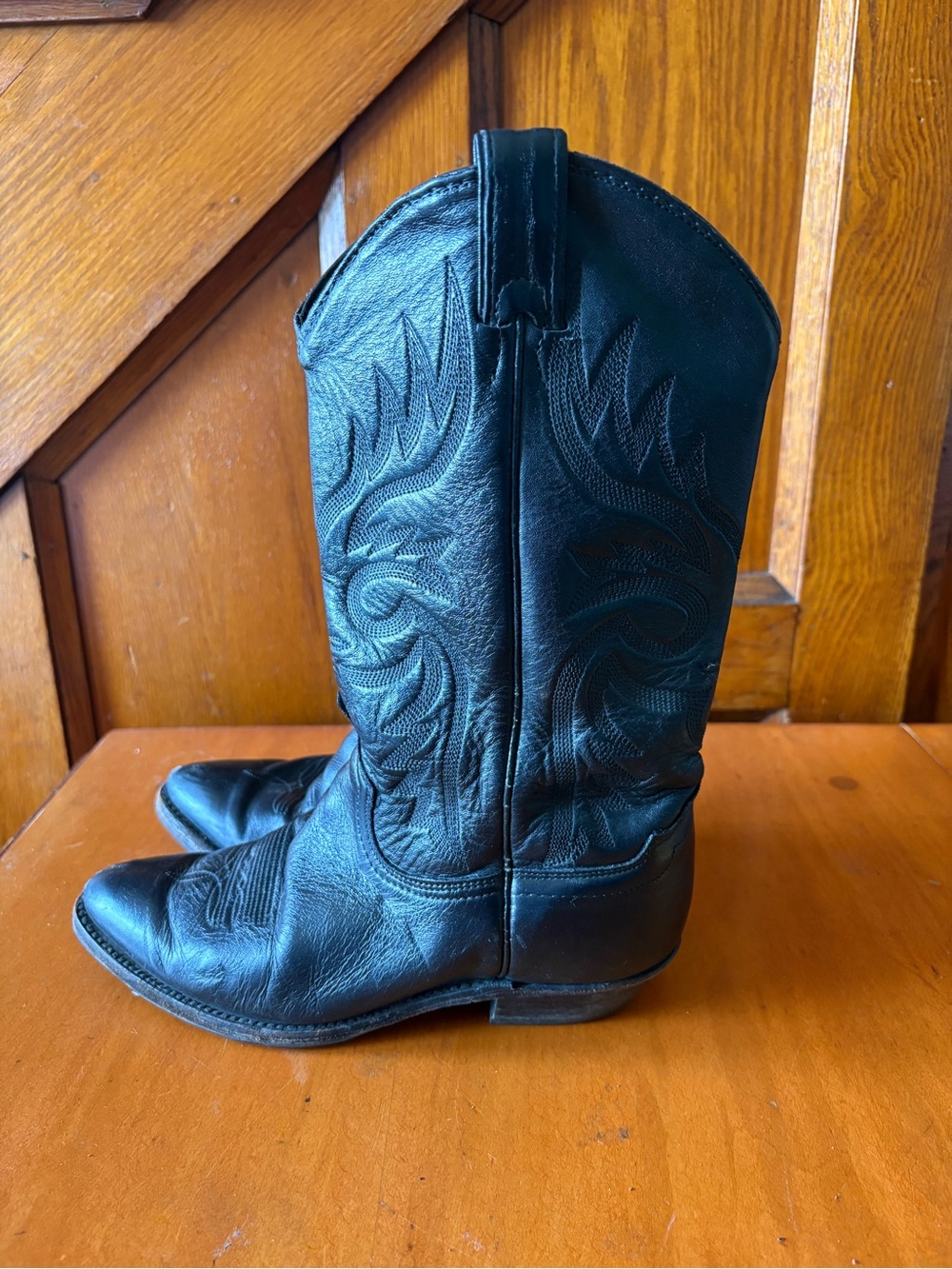 Abilene Tooled Leather Cowgirl Boots